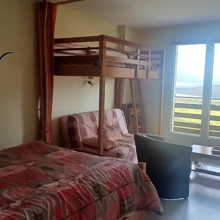 Apartment A Avec Parking Et Vue Monts Du Cantal - Fr-1-814-125 *